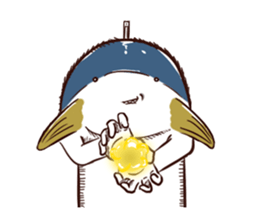 A tuna and cuttlefish sticker #7255752