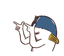 A tuna and cuttlefish sticker #7255766