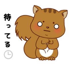 Squirrel with 40 emotion or pattern sticker #7256351