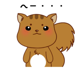 Squirrel with 40 emotion or pattern sticker #7256352