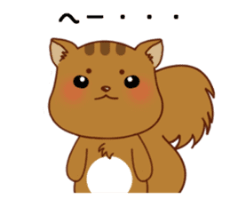 Squirrel with 40 emotion or pattern sticker #7256352