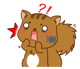 Squirrel with 40 emotion or pattern sticker #7256355