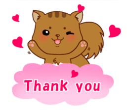 Squirrel with 40 emotion or pattern sticker #7256362