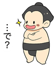 lovely sumo wrestler sticker #7257937