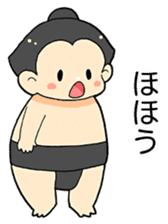 lovely sumo wrestler sticker #7257939