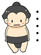 lovely sumo wrestler sticker #7257966
