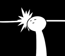 Mr. dead pan sticker #7258029