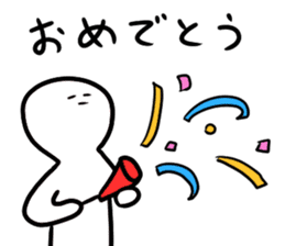 Mr. dead pan sticker #7258046