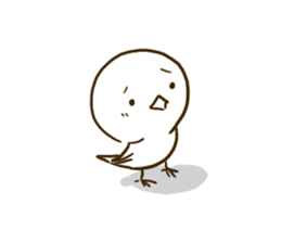 Pi of little bird sticker #7259017