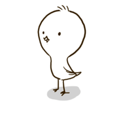 Pi of little bird sticker #7259018