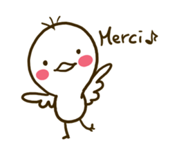 Pi of little bird sticker #7259029