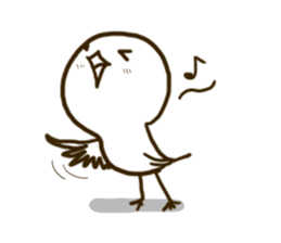 Pi of little bird sticker #7259041