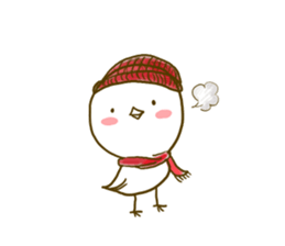 Pi of little bird sticker #7259042