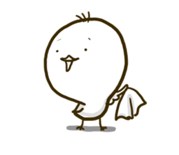 Pi of little bird sticker #7259055