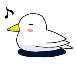 Bec-san - the walking bird sticker #7259136