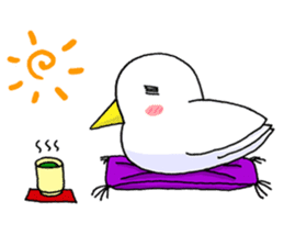 Bec-san - the walking bird sticker #7259161
