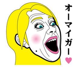 Strange face all stars 6. sticker #7260547