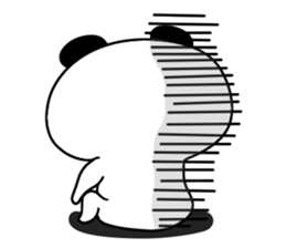 black ear bear sticker sticker #7260611