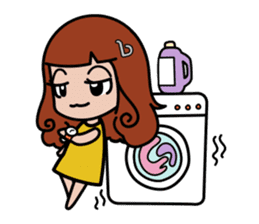 boii lady sticker #7260699