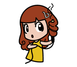 boii lady sticker #7260701