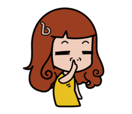 boii lady sticker #7260702