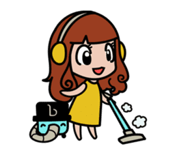 boii lady sticker #7260707