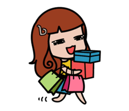 boii lady sticker #7260709