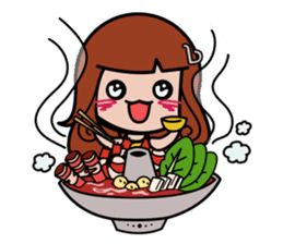 boii lady sticker #7260713