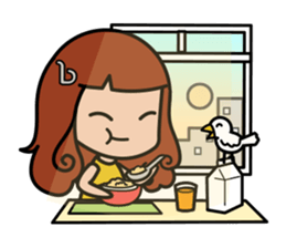 boii lady sticker #7260714