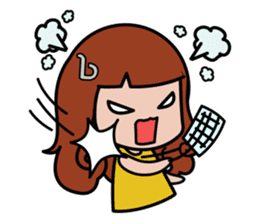 boii lady sticker #7260719