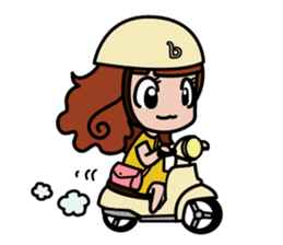 boii lady sticker #7260722