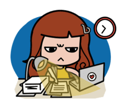 boii lady sticker #7260730