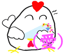 Chicken-Mr.kokkeko sticker #7260826