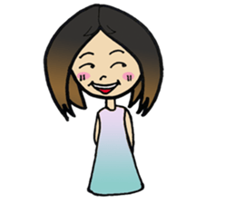 My name is nina sticker #7261070