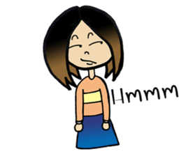 My name is nina sticker #7261082