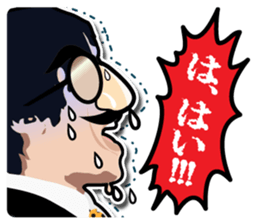 Mustache glasses 1 sticker #7261269