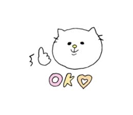 It is a geek cat. sticker #7261478