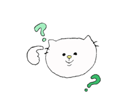 It is a geek cat. sticker #7261490