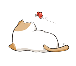 OTCDP - Sleepy cat sticker #7261536