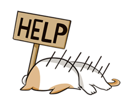 OTCDP - Sleepy cat sticker #7261551