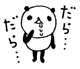 Every day of a panda42 sticker #7263690