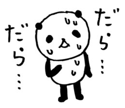 Every day of a panda42 sticker #7263691