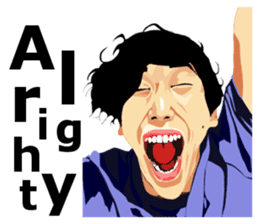 The Memorable Faces for English users sticker #7263902