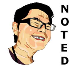 The Memorable Faces for English users sticker #7263924