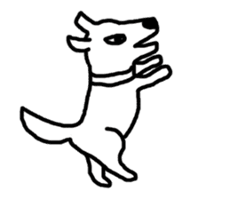 Collecting dogs sticker #7264424