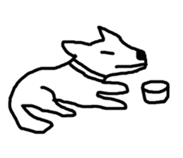 Collecting dogs sticker #7264425
