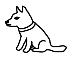 Collecting dogs sticker #7264447