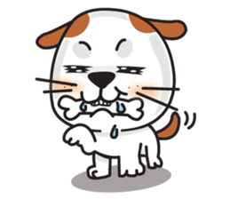 cute Khao Niaw dogs sticker #7264548