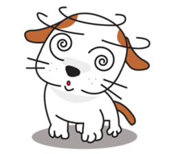 cute Khao Niaw dogs sticker #7264552