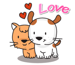 cute Khao Niaw dogs sticker #7264553